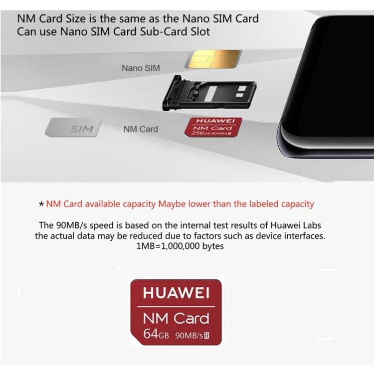 Huawei 64GB NM Memory Card for Huawei P30 Pro / P30 / Mate 20 X / Mate 20 Pro / Mate 20