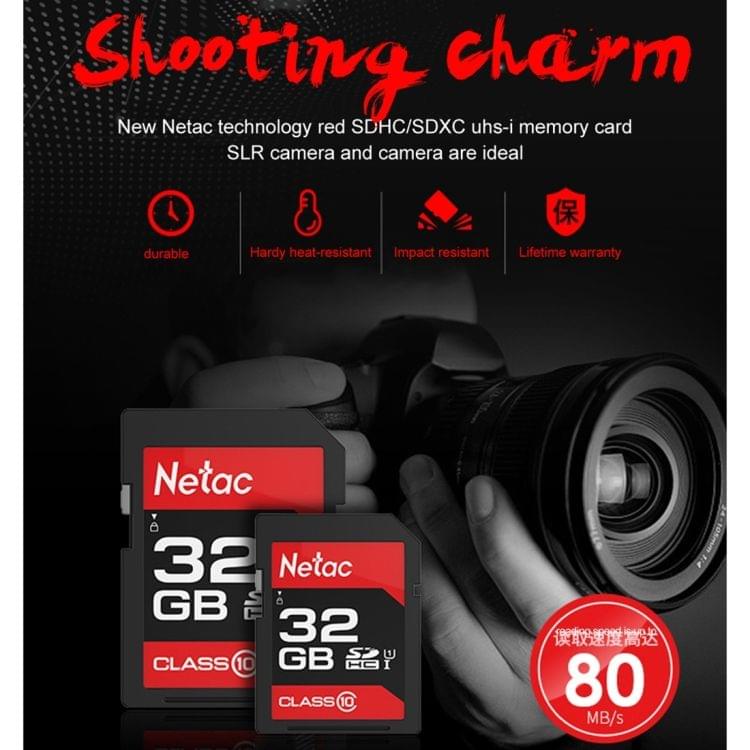 Netac P600 32GB UHS-I U1 Class10 SLR Digital Camera Memory Card SD Card