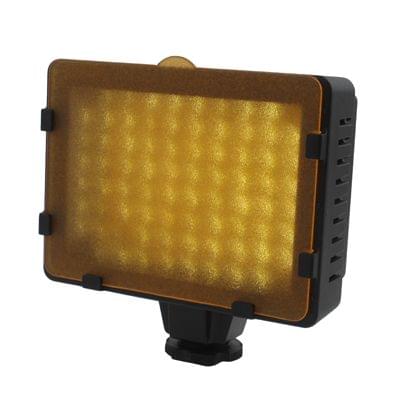 76 LED Video Light with Three Color Temperature Transparent Films (Tawny / White / Purple)