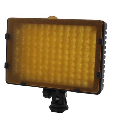 126 LED Video Light with Three Color Temperature Transparent Films (Tawny / White / Purple)