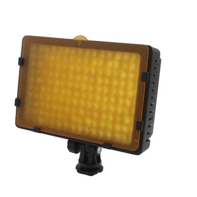 160 LED Video Light with Three Color Temperature Transparent Films (Tawny / White / Purple)