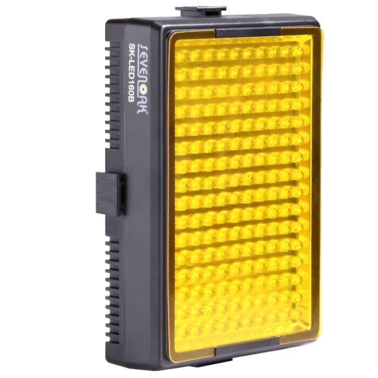 SK-LED160B High Intensity 6000 MCD 160 LED Video Light for Camera / Video Camcorder(Black)