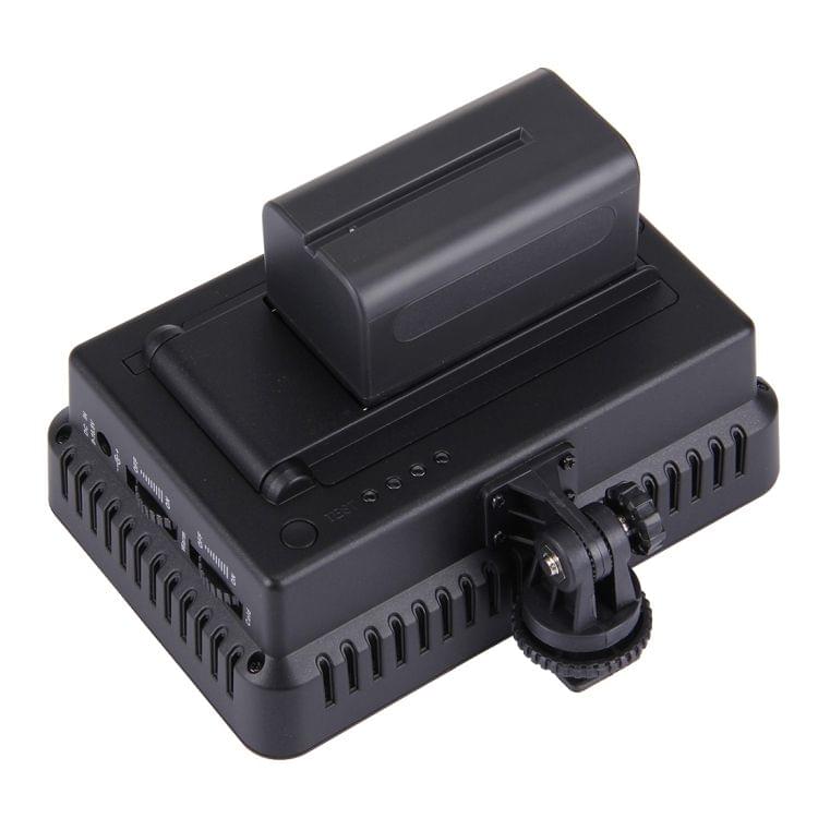 LED-5023 160 LED Dimmable Video Light on-Camera Photography Lighting Fill Light for Canon, Nikon, DSLR Camera with 2 Filter Plates
