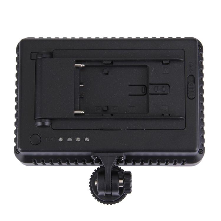 LED-5023 160 LED Dimmable Video Light on-Camera Photography Lighting Fill Light for Canon, Nikon, DSLR Camera with 2 Filter Plates