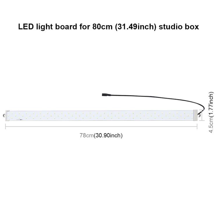 PULUZ 40W 4250LM 78 LEDs SMD 5730 5500K Aluminum Base Light Panel for 80cm Studio Tent