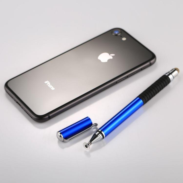 Universal 2 in 1 Multifunction Round Thin Tip Capacitive Touch Screen Stylus Pen