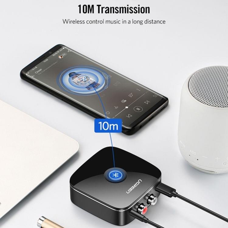 UGREEN CM106 3.5mm AUX + 2 RCA Interface Bluetooth 4.1 Wireless Bluetooth Receiver