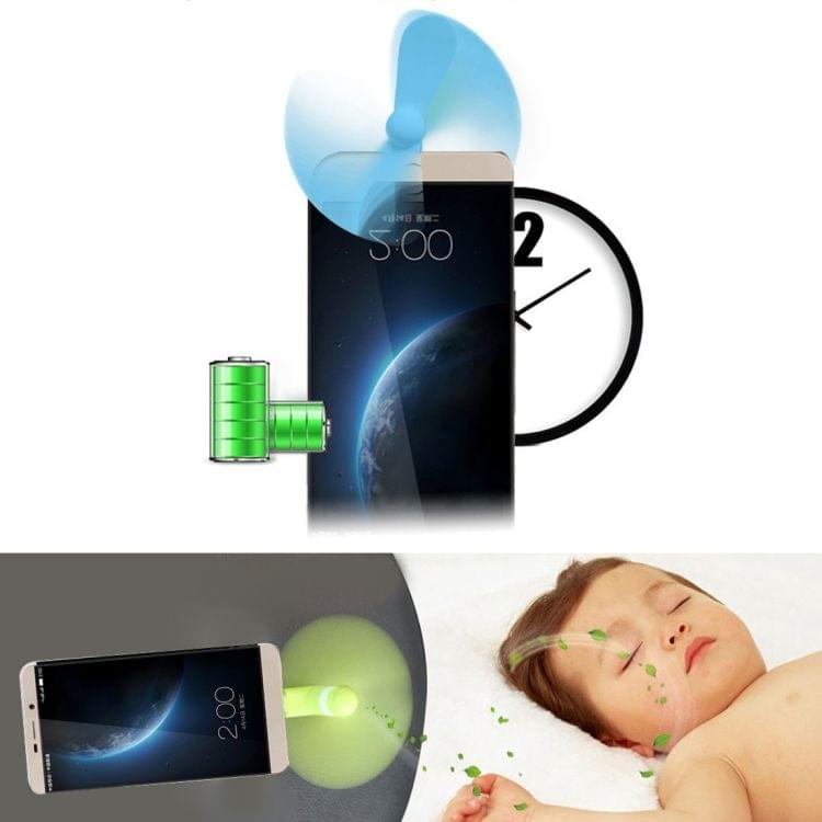 Fashion USB 3.1 Type-C Port Mini Fan with Two Leaves