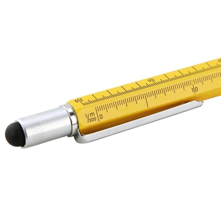 Multi-functional 6 in 1 Professional Stylus Pen for iPhone 6 & 6 Plus, iPhone 5 & 5S & 5C, iPad Air 2 / iPad Air / iPad mini / mini with Retina Display and All Capacitive Touch Screen(Orange)