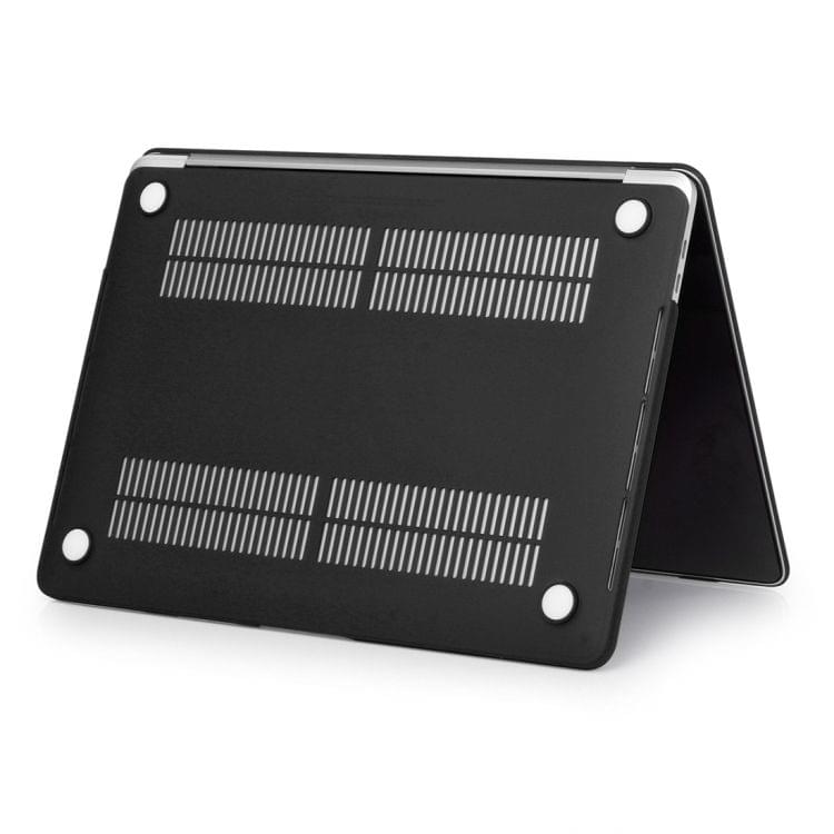 ENKAY Hat-Prince 2 in 1 Frosted Hard Shell Plastic Protective Case + US Version Ultra-thin TPU Keyboard Protector Cover for 2016 New MacBook Pro 13.3 inch with Touchbar (A1706)(Black)