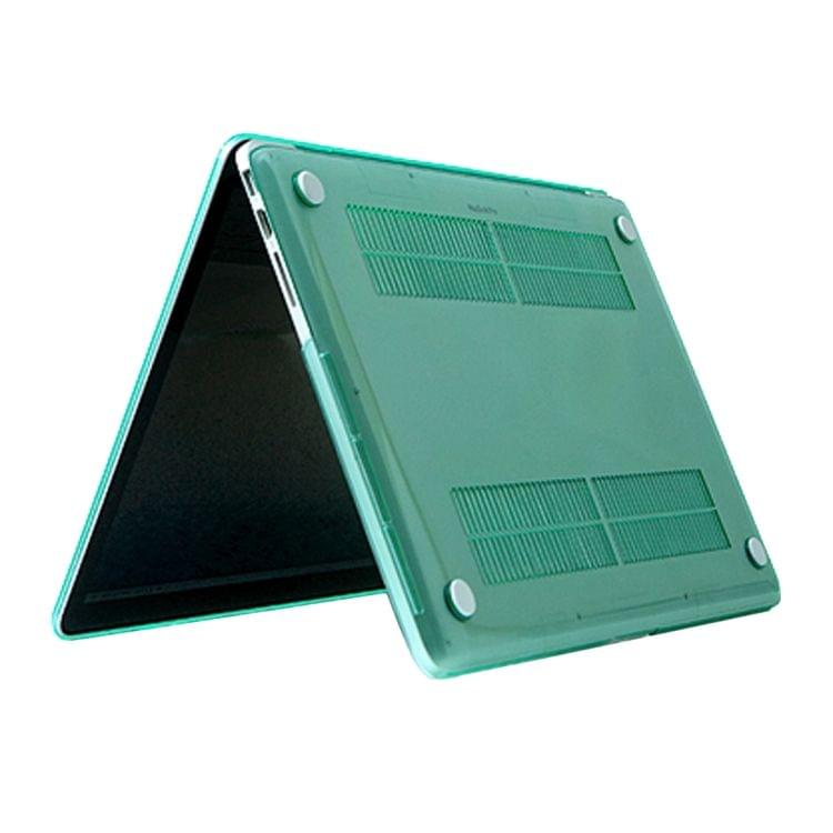For 2016 New Macbook Pro 13.3 inch A1706 & A1708 Laptop Crystal PC Protective Case(Green)