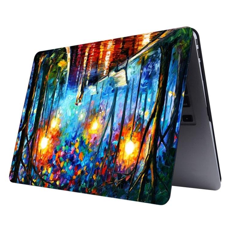 RS-704 Colorful Printing Laptop Plastic Protective Case for MacBook Pro 15.4 inch (2019)