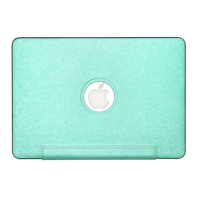 For Macbook Pro Retina 13.3 inch Silk Texture Apple Laptop United PU Protective Case(Green)