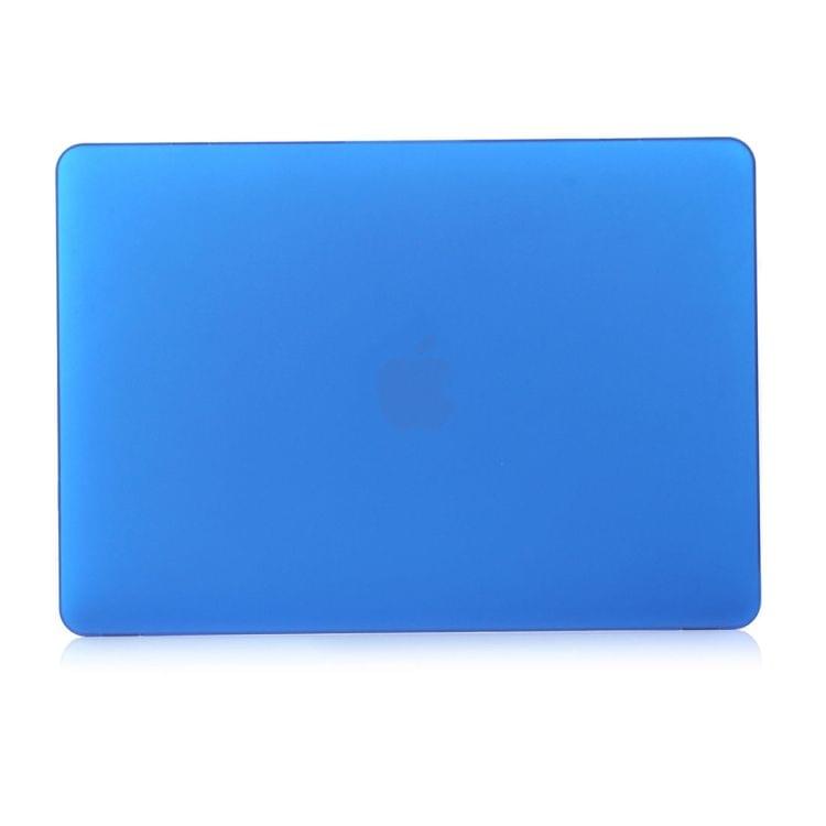 ENKAY Hat-Prince 2 in 1 Frosted Hard Shell Plastic Protective Case + Europe Version Ultra-thin TPU Keyboard Protector Cover for 2016 MacBook Pro 13.3 Inch without Touch Bar (A1708) (Dark Blue)