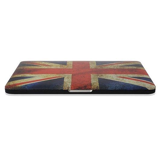 Retro UK Flag Pattern Frosted Hard Plastic Protective Case for Macbook Pro Retina 13.3 inch