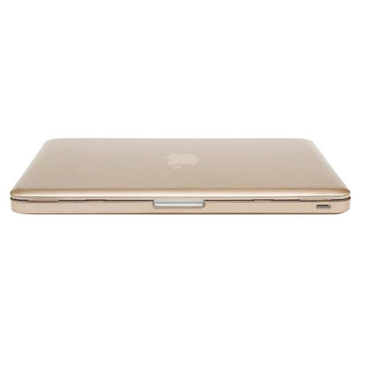 Frosted Hard Plastic Protection Case for Macbook Pro 13.3 inch(Gold)