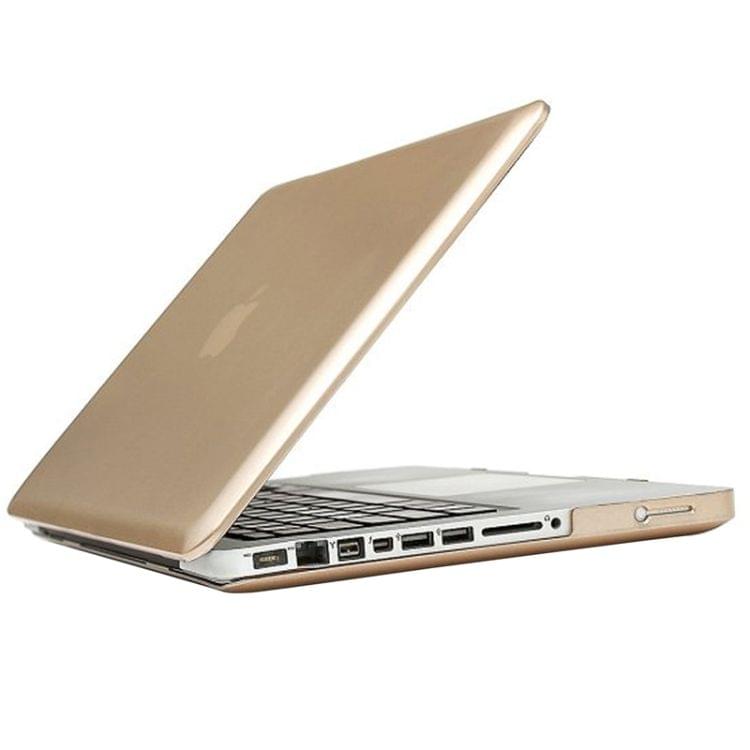 Frosted Hard Plastic Protection Case for Macbook Pro 13.3 inch(Gold)