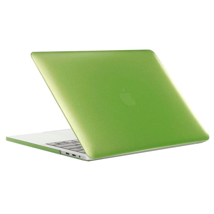 For 2016 New Macbook Pro 13.3 inch A1706 & A1708 Laptop PC + Metal Oil Surface Protective Case (Green)