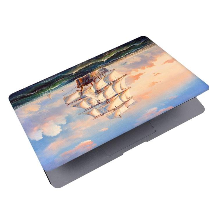 RS-542 Colorful Printing Laptop Plastic Protective Case for MacBook Pro 15.4 inch A1707 (2016 - 2017)