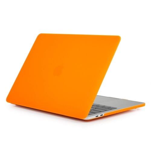 Laptop Frosted Style PC Protective Case for MacBook Pro 13.3 inch A1989 (2018)(Orange)
