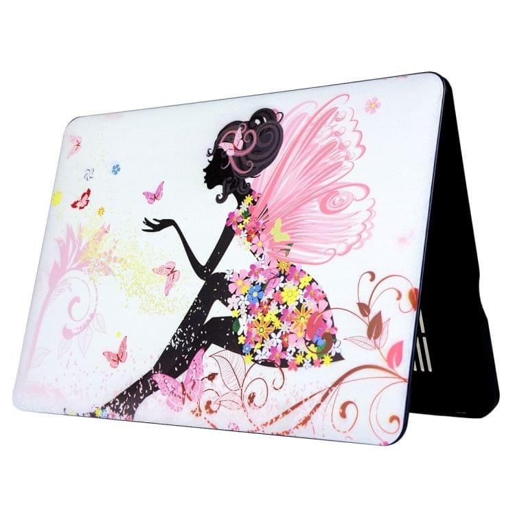 Butterfly Girl Patterns Apple Laptop PC Protective Case for Macbook Air 13.3 inch