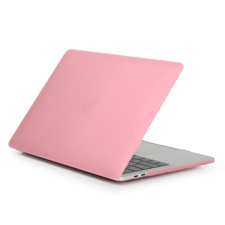 ENKAY Hat-Prince 2 in 1 Frosted Hard Shell Plastic Protective Case + US Version Ultra-thin TPU Keyboard Protector Cover for 2016 New MacBook Pro 13.3 inch with Touchbar (A1706)(Pink)