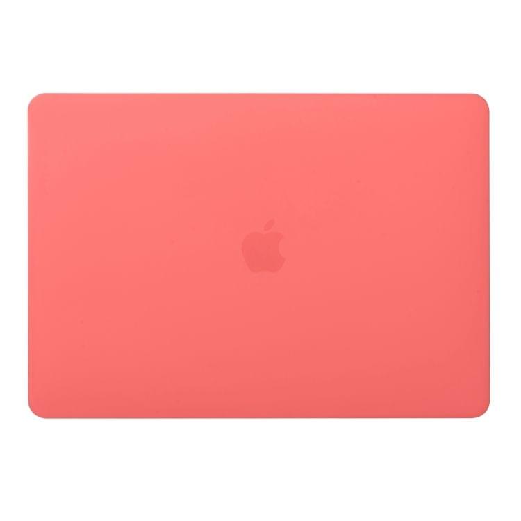 Laptop Translucent Frosted Hard Plastic Protective Case for Macbook 12 inch(Coral Red)