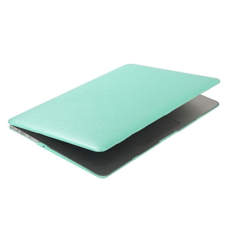 For Macbook Air 11.6 inch Silk Texture Apple Laptop PC Protective Case(Green)