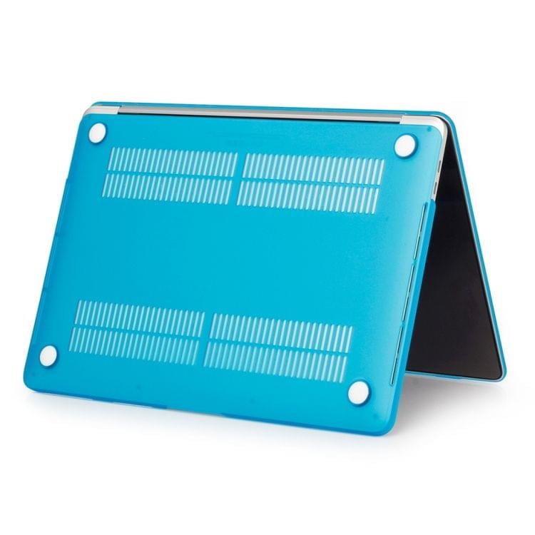 ENKAY Hat-Prince 2 in 1 Frosted Hard Shell Plastic Protective Case + US Version Ultra-thin TPU Keyboard Protector Cover for 2016 New MacBook Pro 13.3 inch with Touchbar (A1706)(Blue)