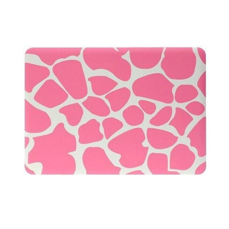 Sika Deer Texture Frosted Hard Plastic Protective Case for Macbook Pro 13.3 inch (Pink)