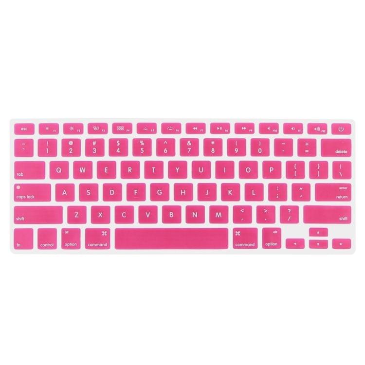 ENKAY for MacBook Air 13.3 inch (US Version) 4 in 1 Frosted Hard Shell Plastic Protective Case with Screen Protector & Keyboard Guard & Anti-dust Plugs(Pink)