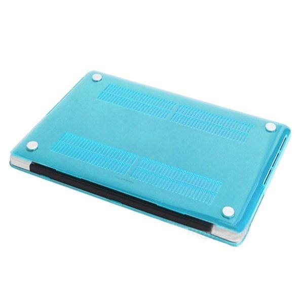 ENKAY for MacBook Pro Retina 15.4 inch (US Version) / A1398 4 in 1 Crystal Hard Shell Plastic Protective Case with Screen Protector & Keyboard Guard & Anti-dust Plugs(Blue)