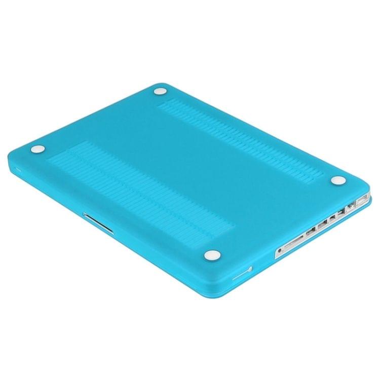 ENKAY for Macbook Pro 15.4 inch (US Version) / A1286 Hat-Prince 3 in 1 Frosted Hard Shell Plastic Protective Case with Keyboard Guard & Port Dust Plug(Blue)