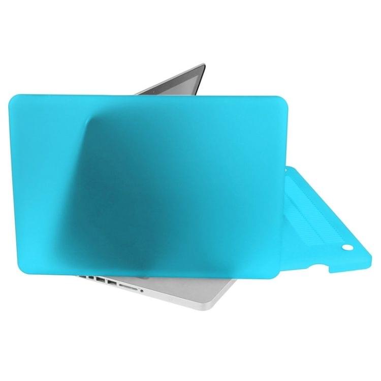 ENKAY for Macbook Pro 15.4 inch (US Version) / A1286 Hat-Prince 3 in 1 Frosted Hard Shell Plastic Protective Case with Keyboard Guard & Port Dust Plug(Blue)