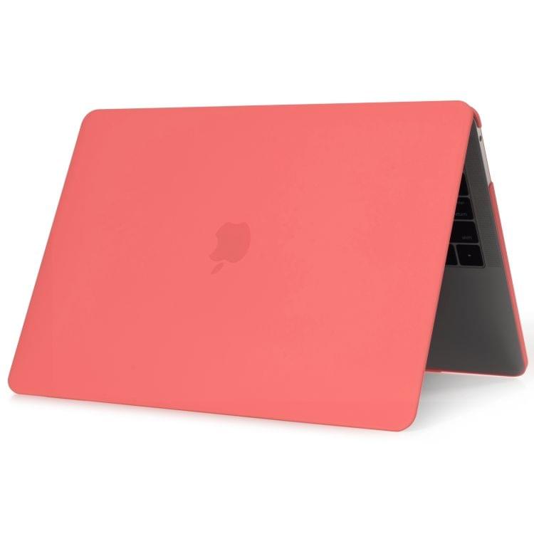 Laptop Frosted Texture PC Protective Case for 2016 New Macbook Pro 13.3 inch A2159 & A1706 & A1708 (Coral Red)