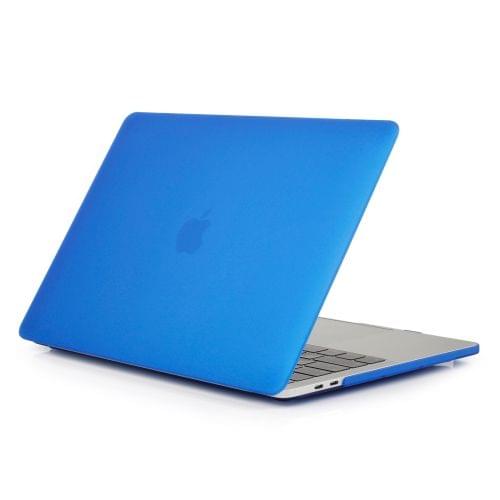 Laptop Frosted Style PC Protective Case for MacBook Pro 13.3 inch A1989 (2018)(Dark Blue)