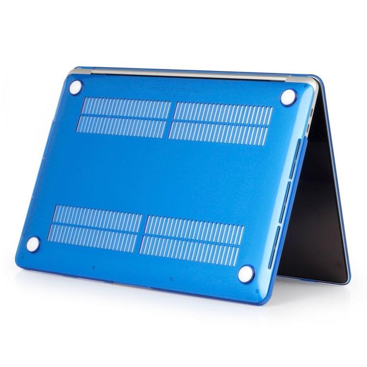 Laptop Crystal Style PC Protective Case for MacBook Pro 13.3 inch A1989 (2018) (Dark Blue)