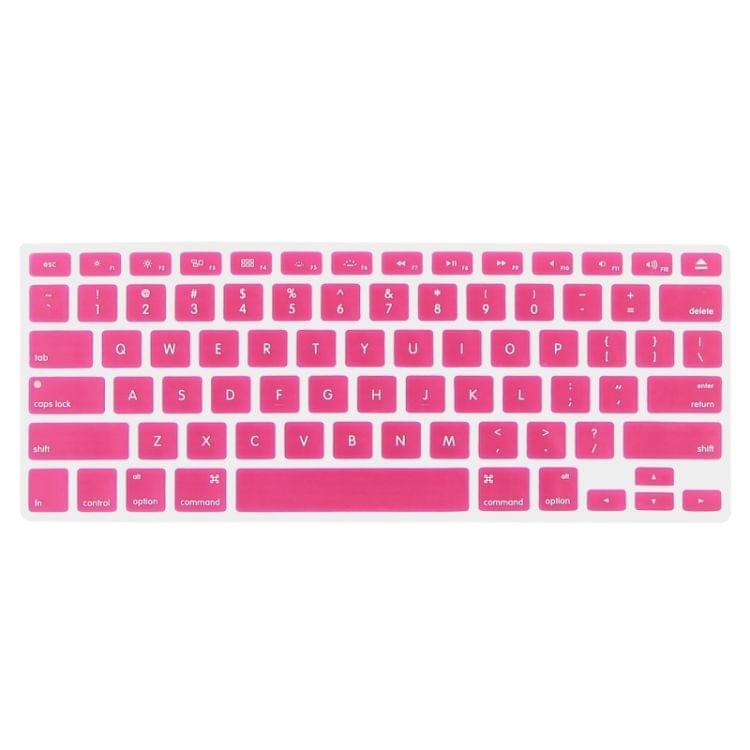 ENKAY for MacBook Pro 13.3 inch (US Version) / A1278 4 in 1 Crystal Hard Shell Plastic Protective Case with Screen Protector & Keyboard Guard & Anti-dust Plugs(Pink)