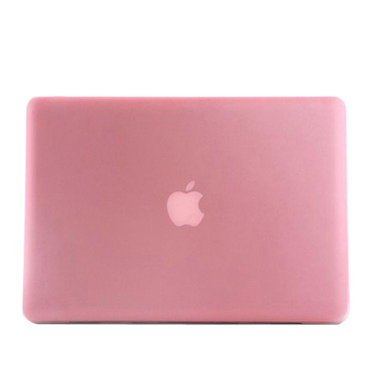 Frosted Hard Plastic Protection Case for Macbook Pro 13.3 inch(Pink)
