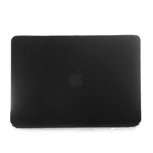 ENKAY for MacBook Air 13.3 inch (US Version) 4 in 1 Frosted Hard Shell Plastic Protective Case with Screen Protector & Keyboard Guard & Anti-dust Plugs(Black)