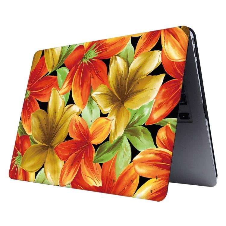 RS-702 Colorful Printing Laptop Plastic Protective Case for Macbook Retina 12 inch A1931 / A1534