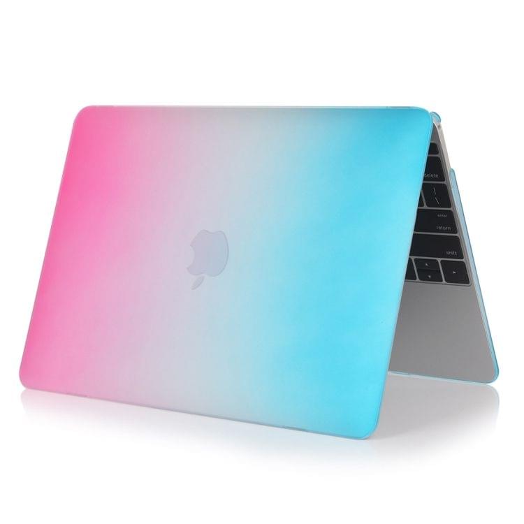 Blue and Pink Color Gradient Protective Case for MacBook Air 13.3 inch A1932 (2018)