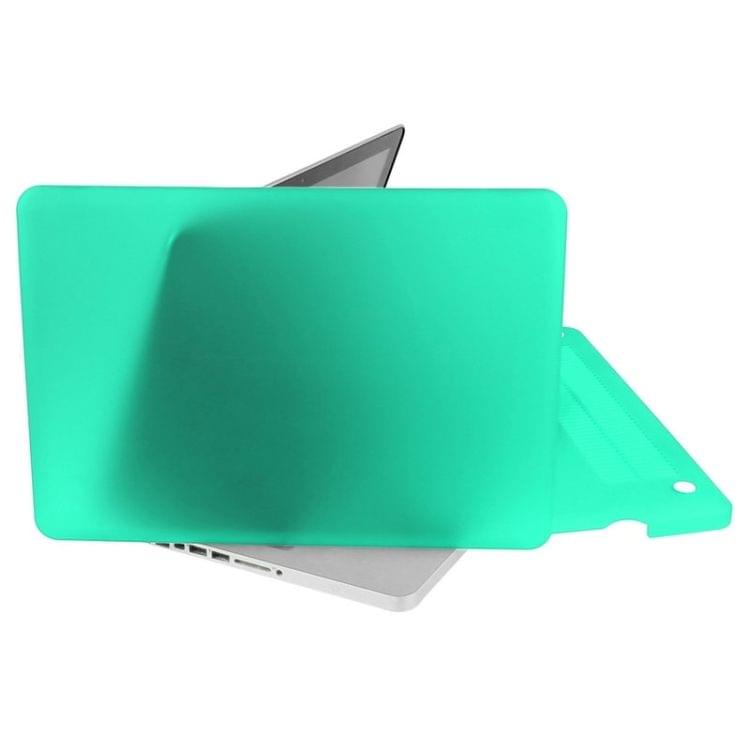 ENKAY for Macbook Pro 13.3 inch (US Version) / A1278 Hat-Prince 3 in 1 Frosted Hard Shell Plastic Protective Case with Keyboard Guard & Port Dust Plug(Green)