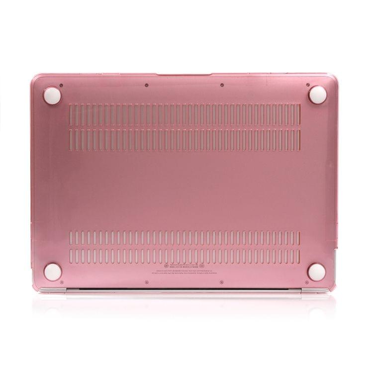 Laptop Crystal Style Protective Case for MacBook Air 13.3 inch A1932 (2018)(Pink)