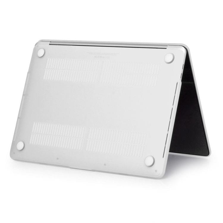 ENKAY Hat-Prince 2 in 1 Frosted Hard Shell Plastic Protective Case + US Version Ultra-thin TPU Keyboard Protector Cover for 2016 New MacBook Pro 13.3 inch with Touchbar (A1706)(White)