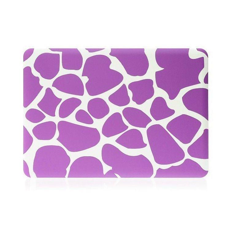 Sika Deer Texture Frosted Hard Plastic Protective Case for Macbook Pro 15.4 inch (Purple)
