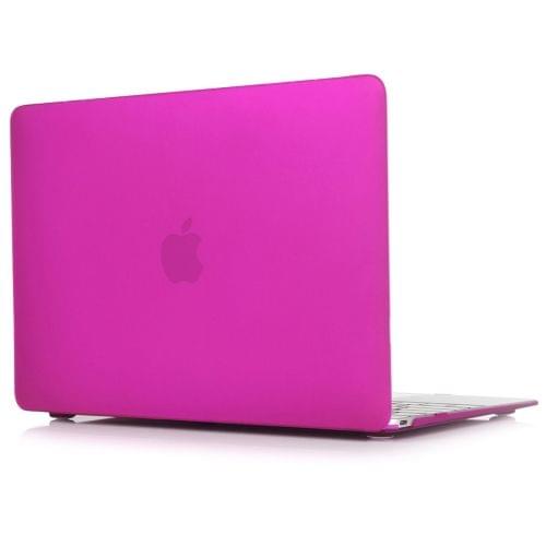 Laptop Matte Style Protective Case for MacBook Air 13.3 inch A1932 (2018)(Dark Purple)