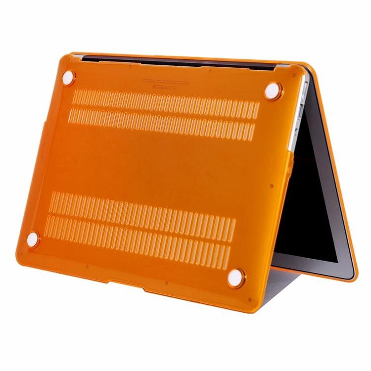Laptop Crystal Hard Protective Case for MacBook Air 13.3 inch A1466 (2012 - 2017) / A1369 (2010 - 2012)(Orange)