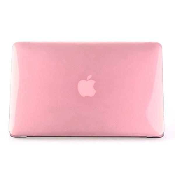 ENKAY for MacBook Air 11.6 inch (US Version) / A1370 / A1465 4 in 1 Crystal Hard Shell Plastic Protective Case with Screen Protector & Keyboard Guard & Anti-dust Plugs(Pink)