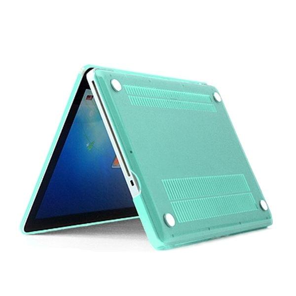 ENKAY for MacBook Pro 15.4 inch (US Version) / A1286 4 in 1 Crystal Hard Shell Plastic Protective Case with Screen Protector & Keyboard Guard & Anti-dust Plugs(Green)